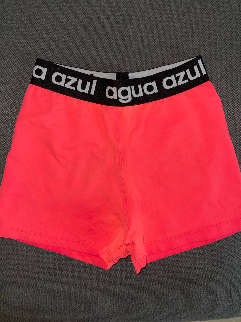 Women's Neon Pink Stretch Mini Shorts